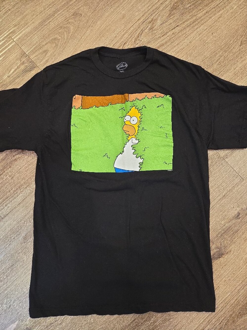 The Simpsons Homer Simpson Bush Meme Black T‑Shirt